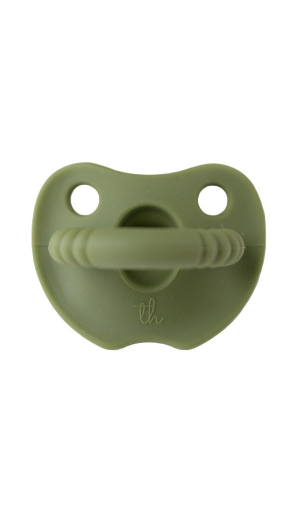 Army Green Flat Silicone Soother