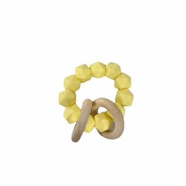 Butter Yellow Abby Rattle Toy