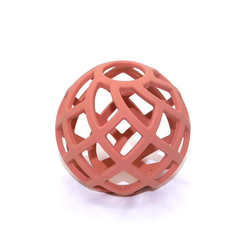 Blush Silicone Teether Ball