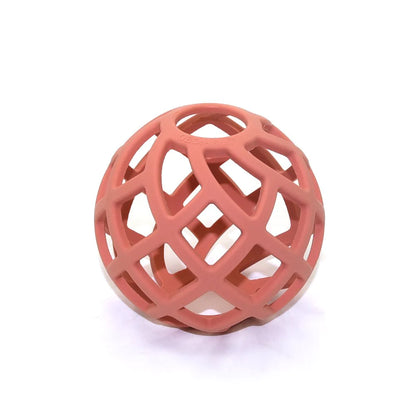 Blush Silicone Teether Ball