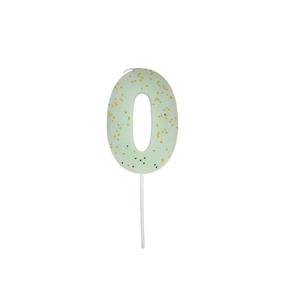 Number "Zero" Candle