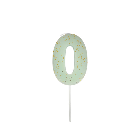 Number "Zero" Candle