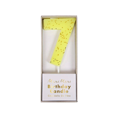 Number "Seven" Candle