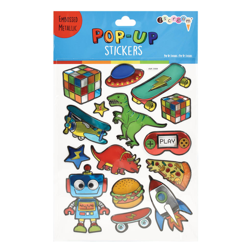 Toys & More Pop-Up Stickers