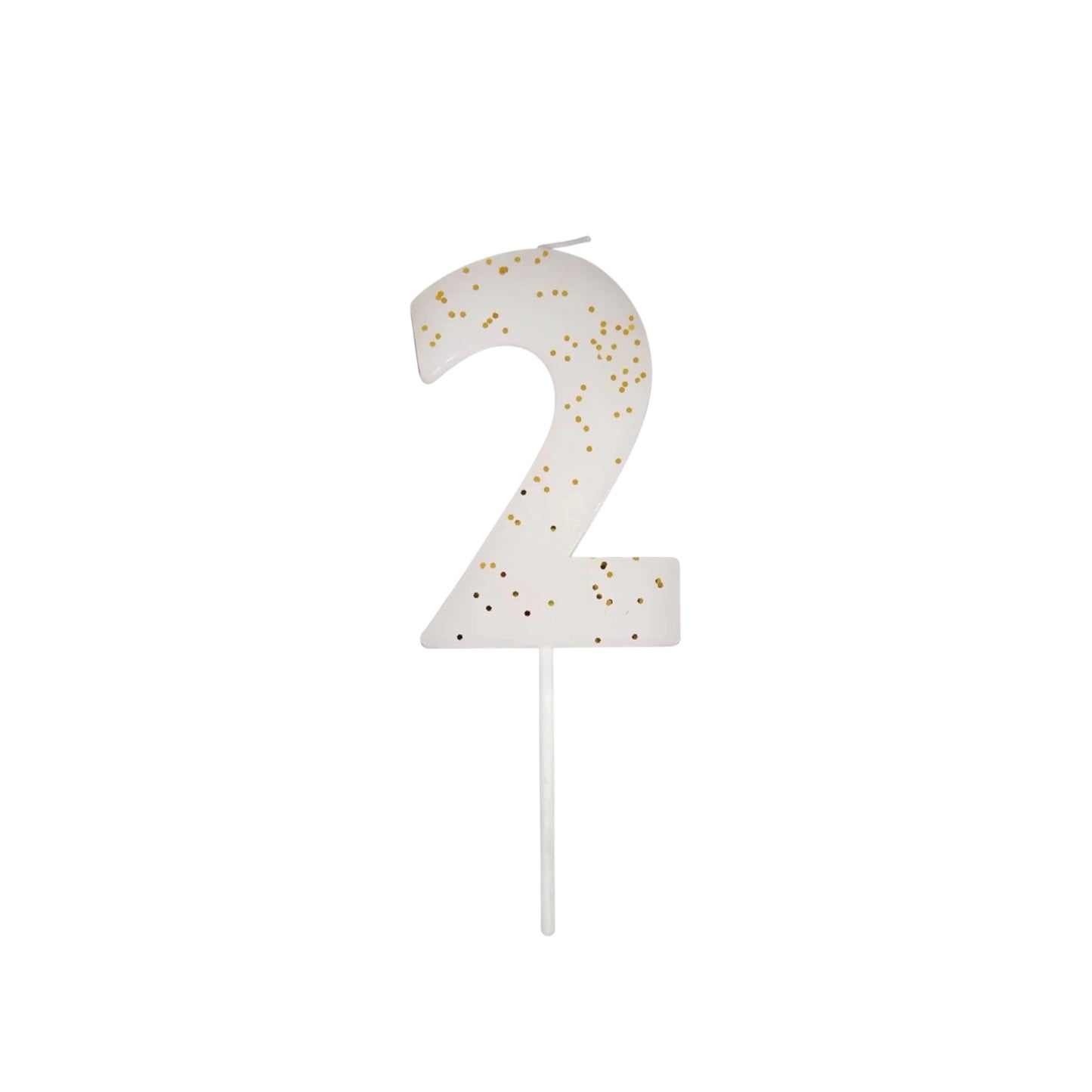 Number "Two" Candle