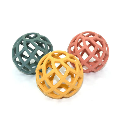 Ocean Blue Silicone Teether Ball