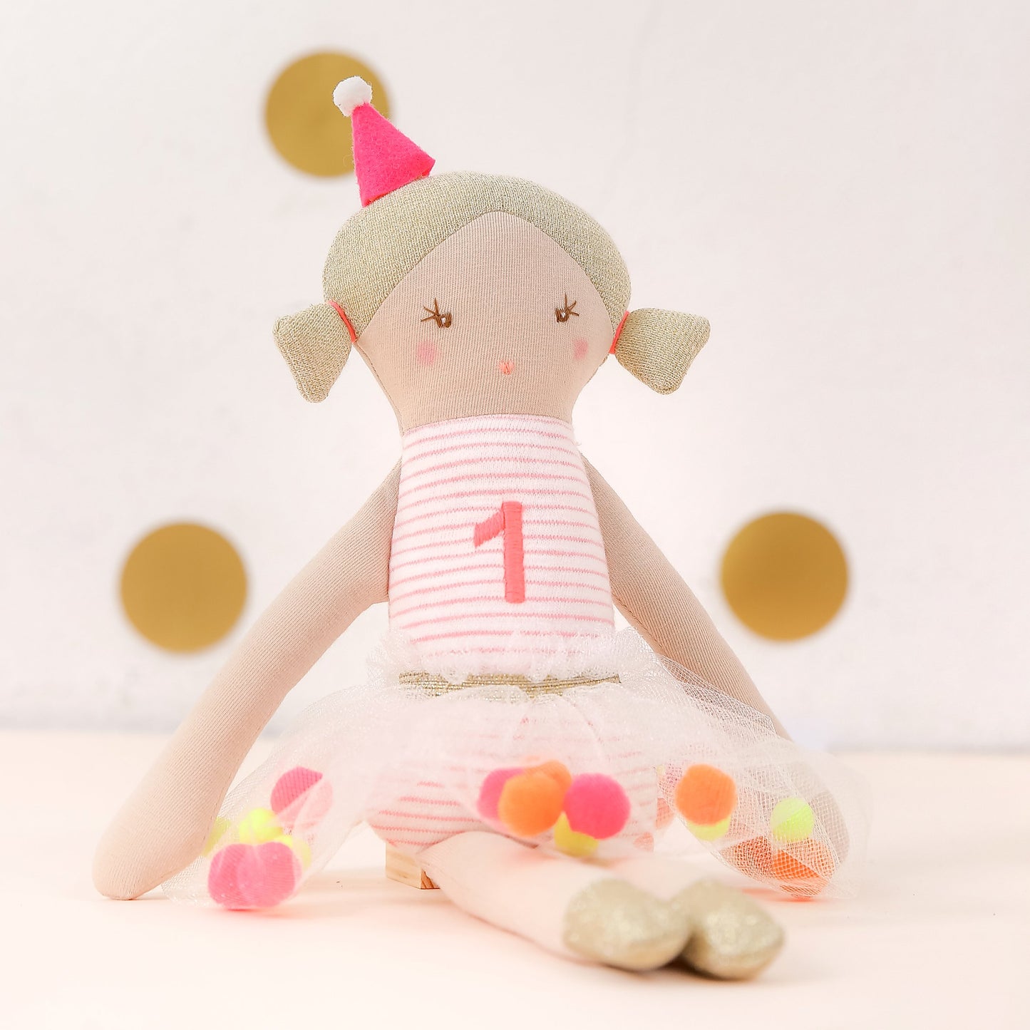 1st Year Birthday Jersey Doll