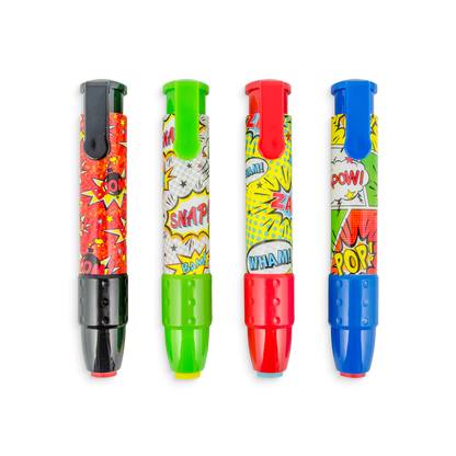 Comic Attack Click It Erasers