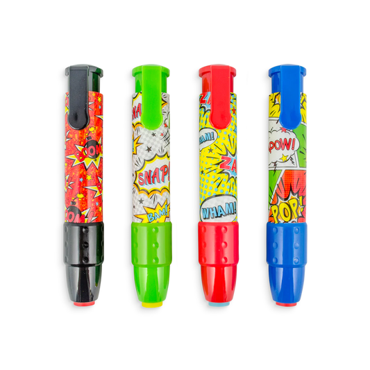 Comic Attack Click It Erasers
