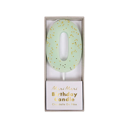 Number "Zero" Candle