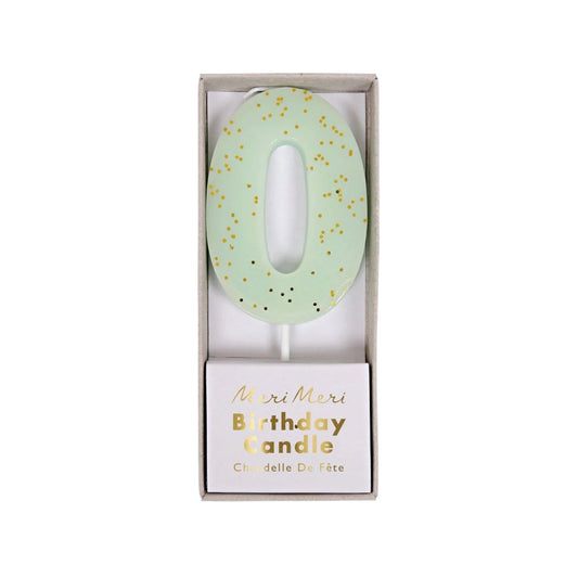 Number "Zero" Candle