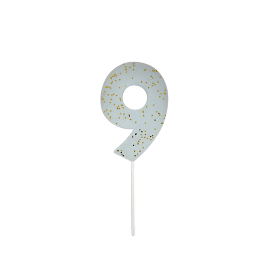 Number "Nine" Candle