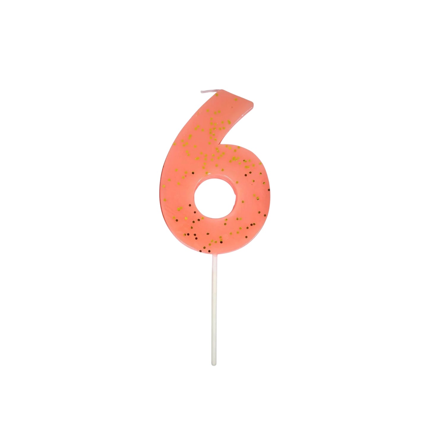 Number "Six" Candle