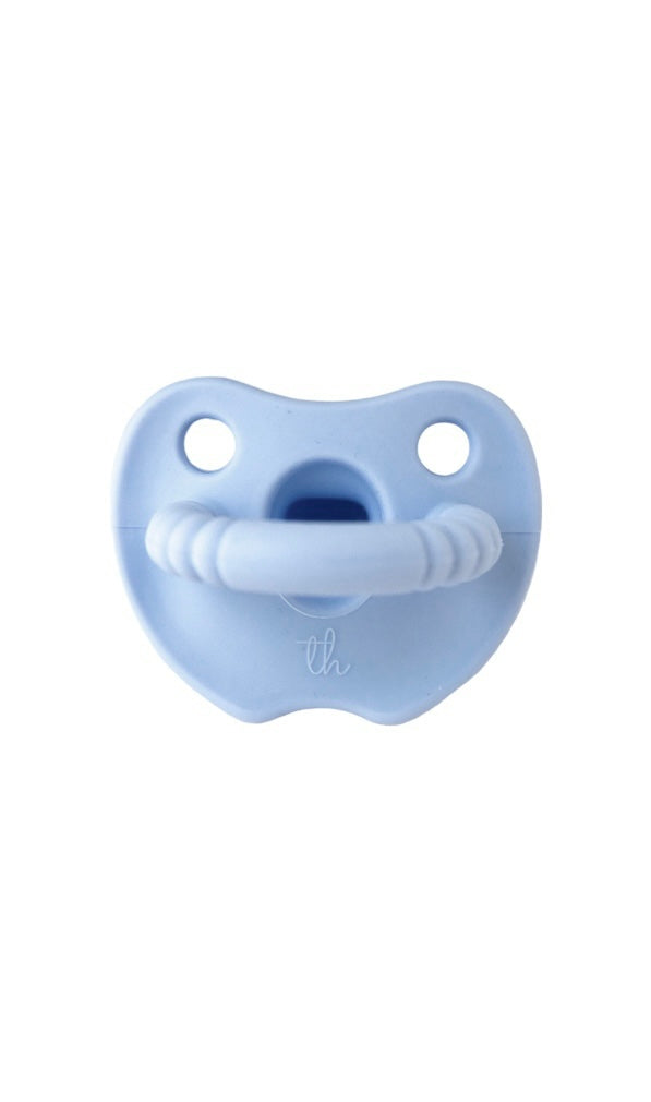 Baby Blue Flat Silicone Soother