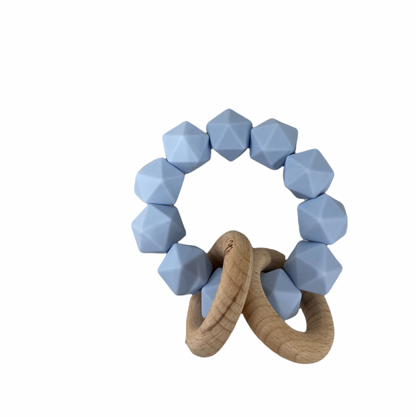 Baby Blue Abby Rattle Toy