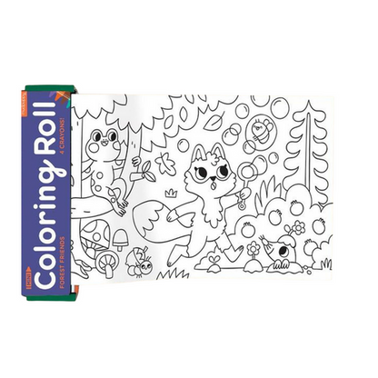 Forest Friends Mini Coloring Roll
