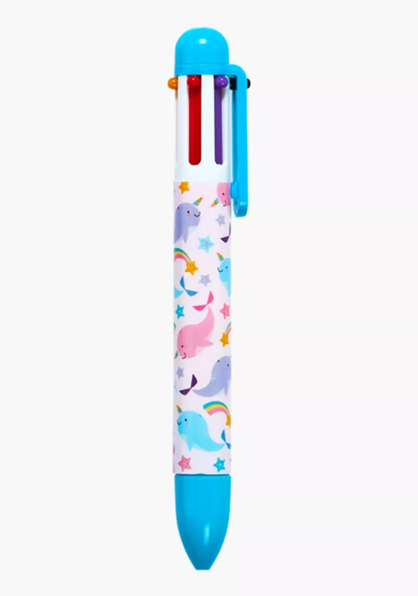 Mermaid Friends 6 Click Multicolor Pens