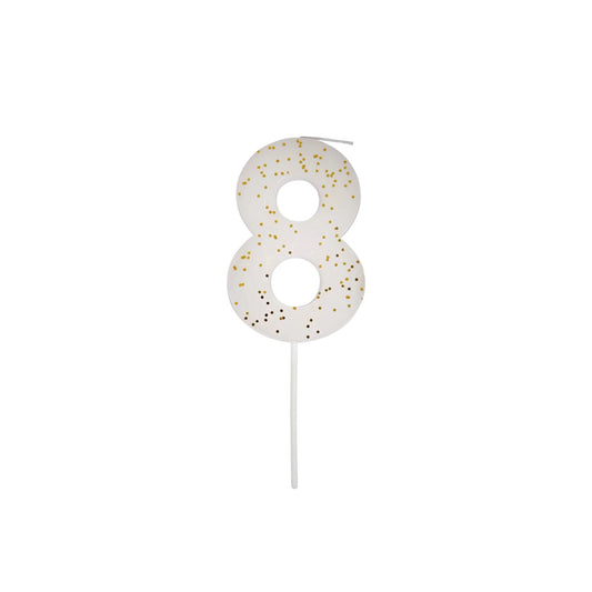 Number "Eight" Candle