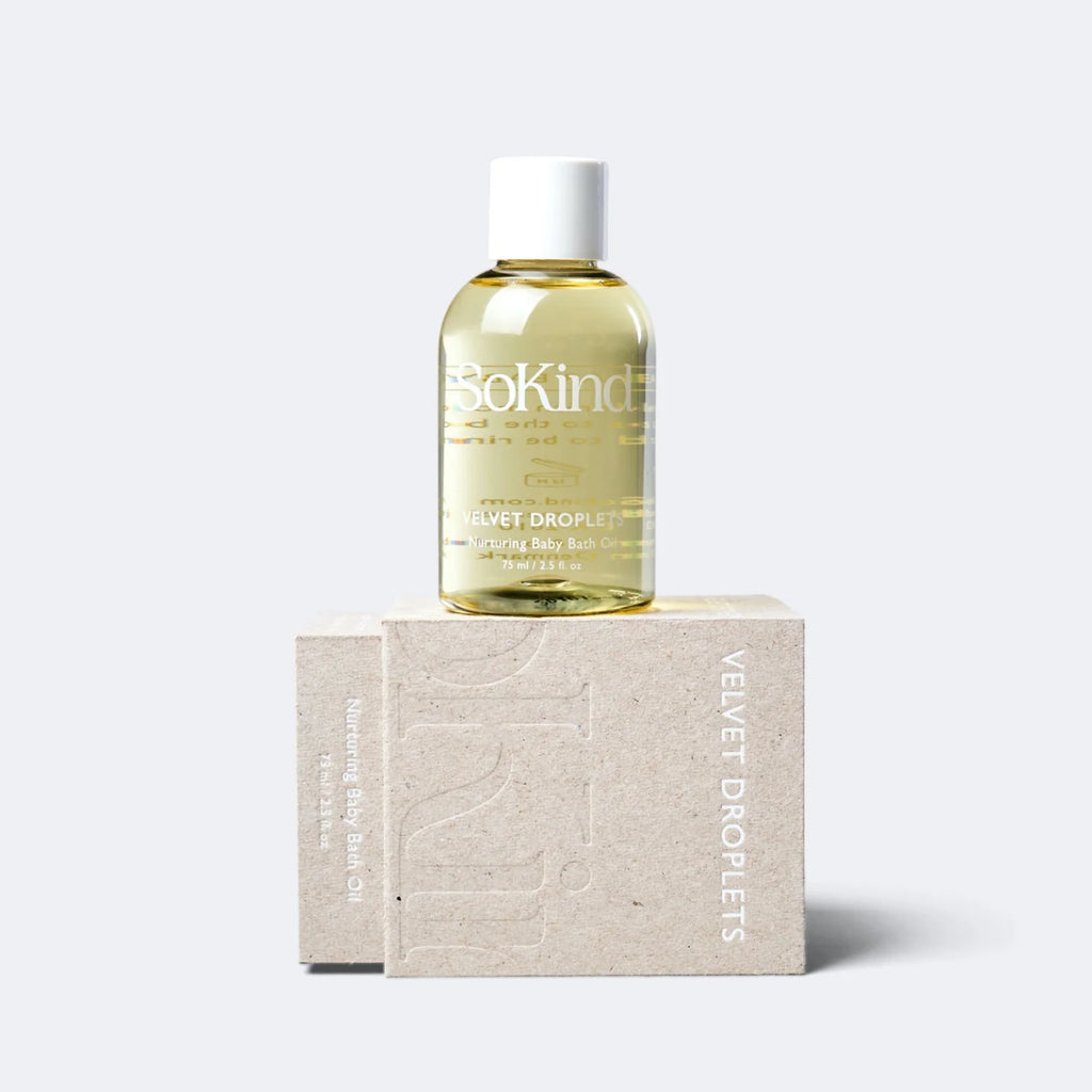 Velvet Droplets Nurturing Baby Bath Oil