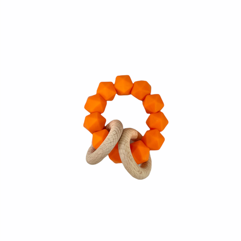 Orange Peel Abby Rattle Toy