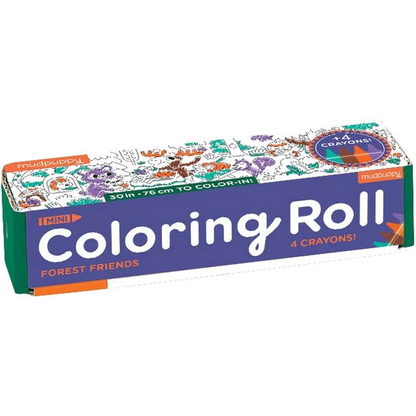 Forest Friends Mini Coloring Roll