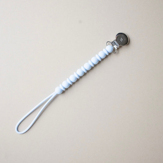 Baby Blue Mason Pacifier Clip