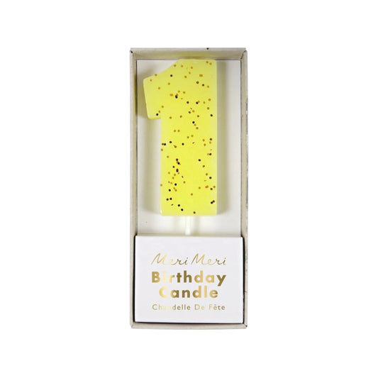 Number "One" Candle