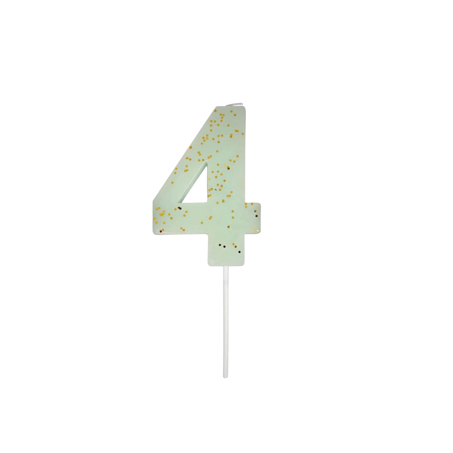 Number "Four" Candle