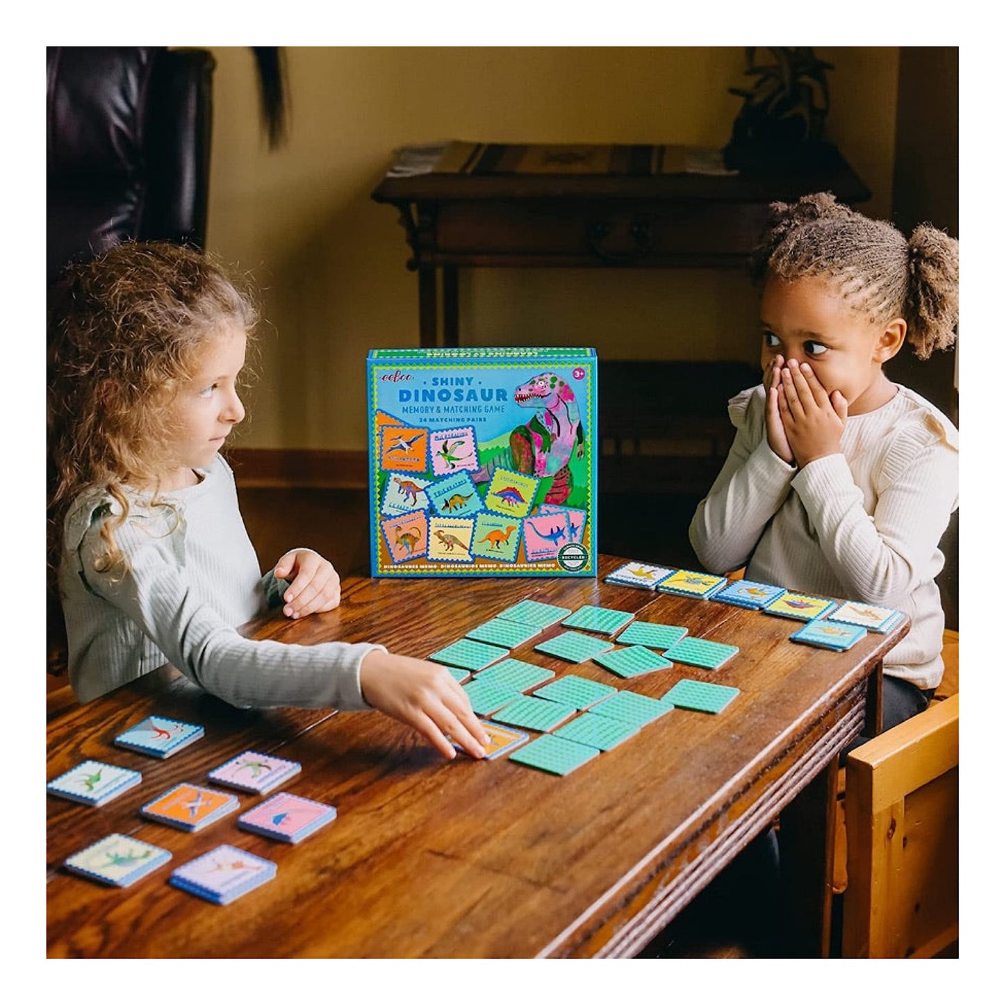Shiny Dinosaur Memory & Matching Game