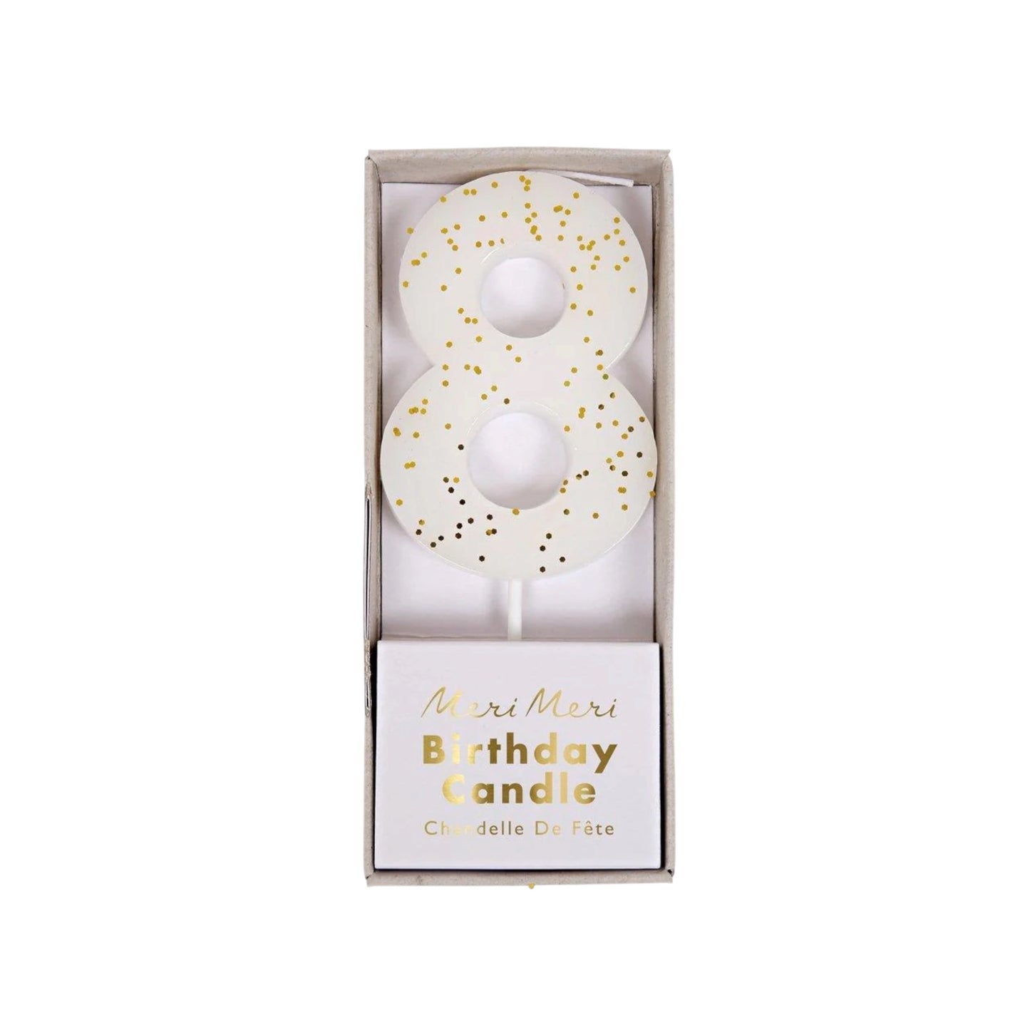 Number "Eight" Candle