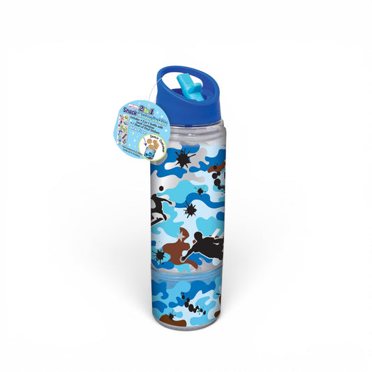 Camo Skater Snack Cup & Water Bottle