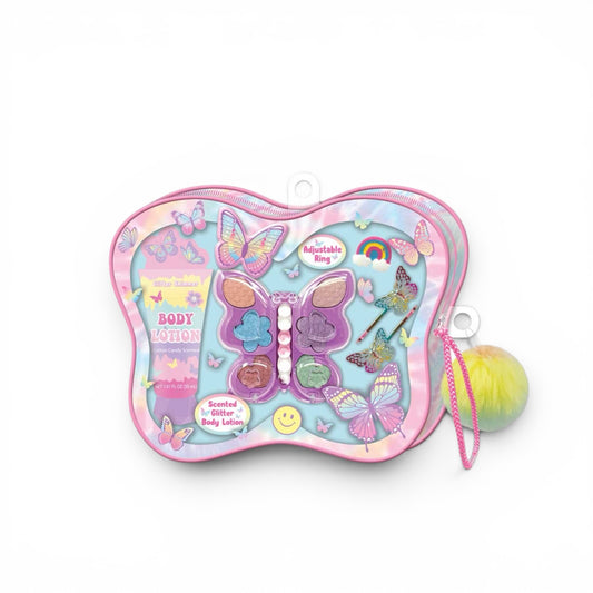 Butterfly Jewels & Cosmetics Set