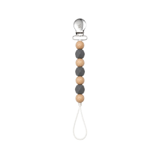 Storm Clouds Maya Pacifier Clip