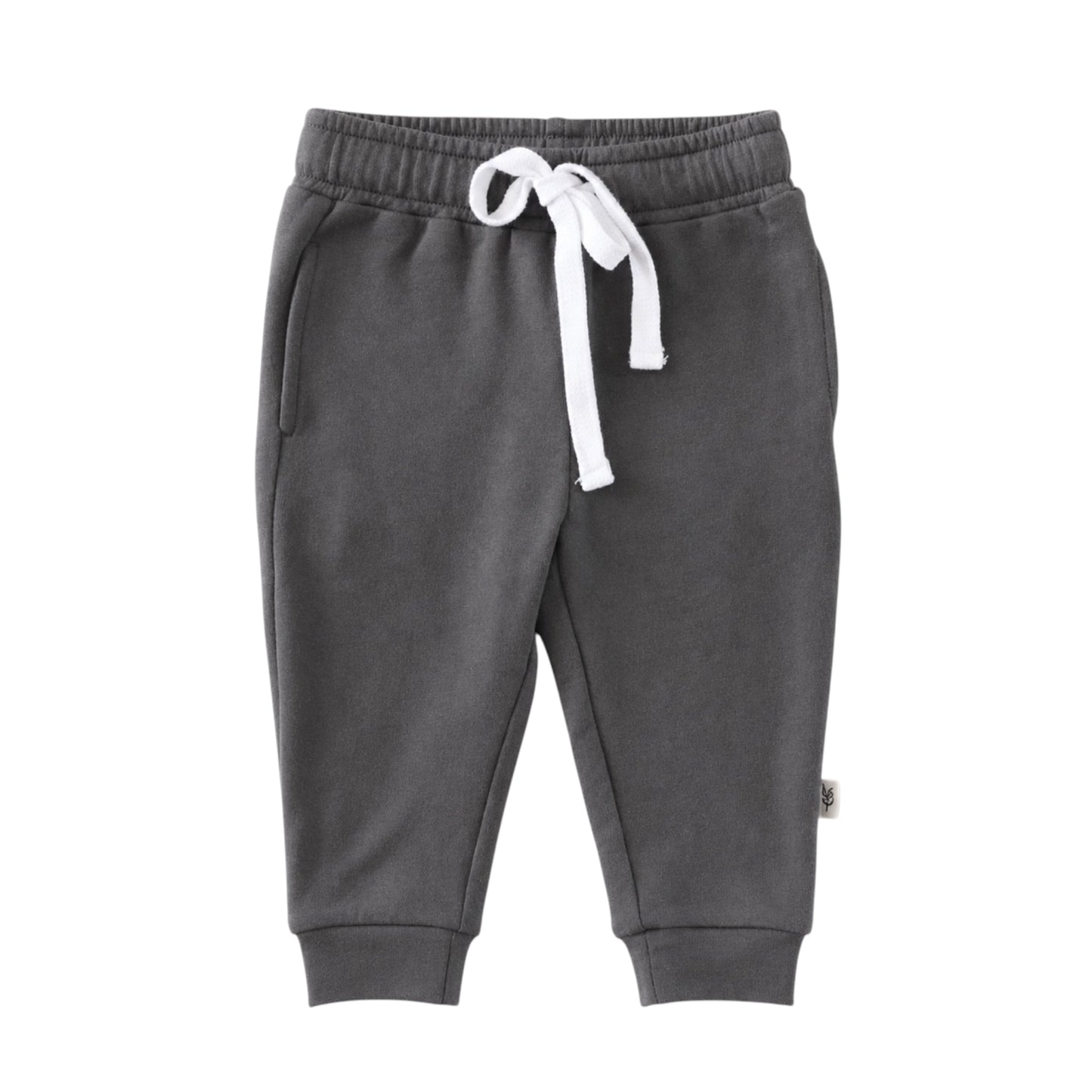 Gray Wash Track Pants