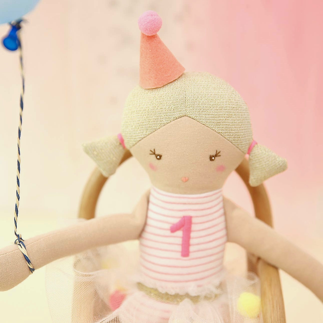 1st Year Birthday Jersey Doll