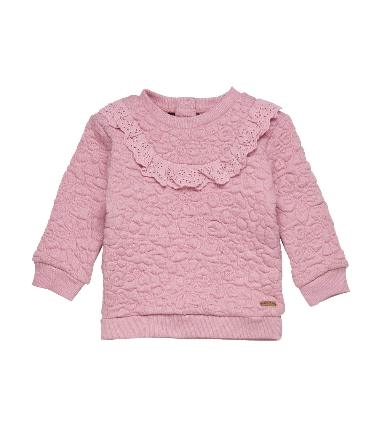 Pink Ruffle Sweater
