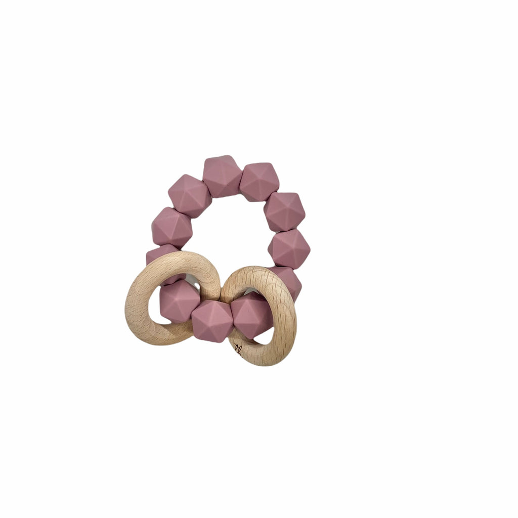 Mauve Abby Rattle Toy