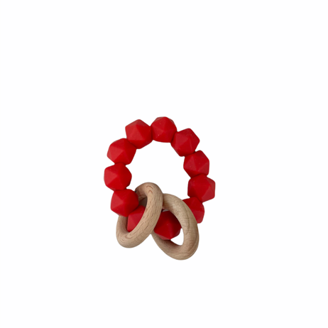 Scarlet Red Abby Rattle Toy