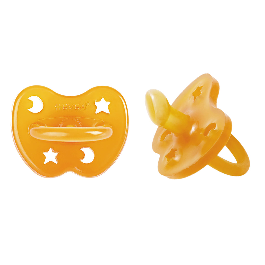Natural Rubber Pacifier Orthodontic Two-Pack