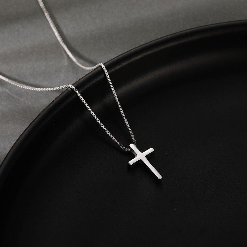 Silver Cross Necklace