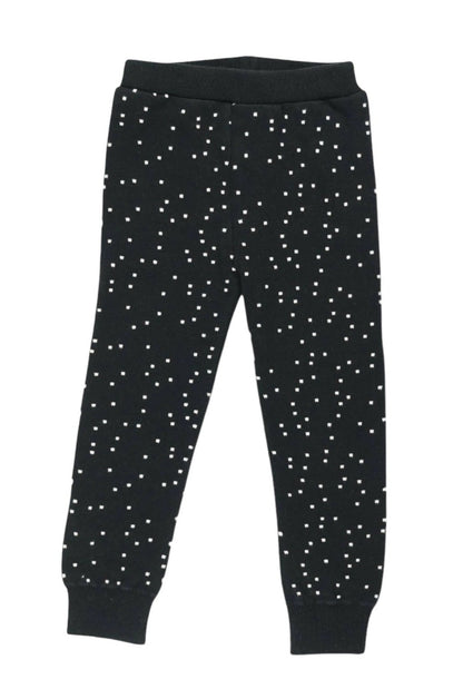 Knit Dottie Black Pants