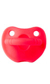 Shocking Pink Flat Silicone Soother