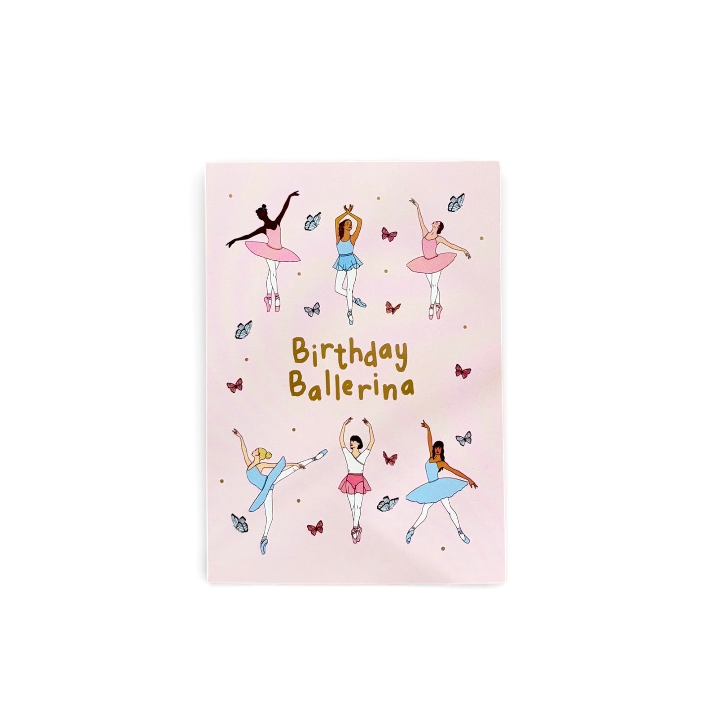 Birthday Ballerina Greeting Card