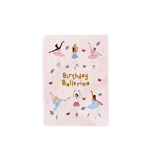 Birthday Ballerina Greeting Card