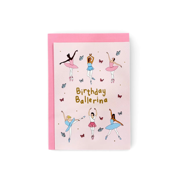 Birthday Ballerina Greeting Card