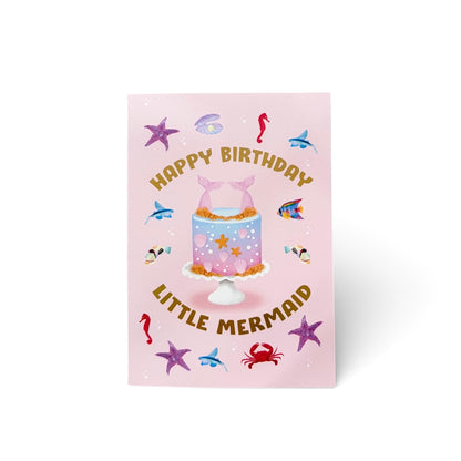 Birthday Mermaid Greeting Card
