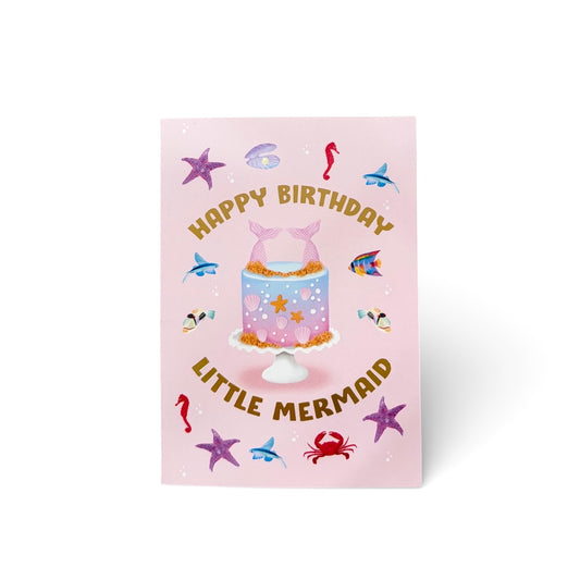 Birthday Mermaid Greeting Card