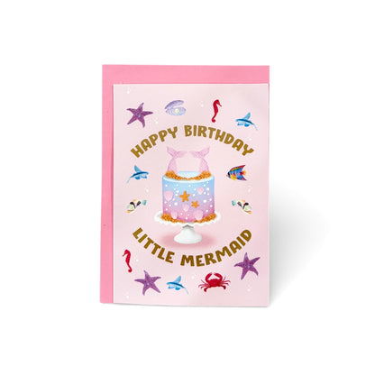 Birthday Mermaid Greeting Card