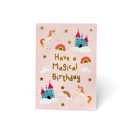 Birthday Unicorn Greeting Card