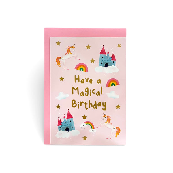 Birthday Unicorn Greeting Card